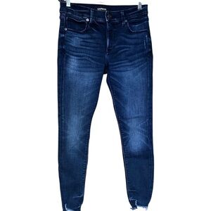EUC Express Women's Blue Skinny Jeans